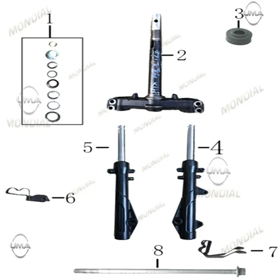 MONDIAL STRADA TEKER MONTAJ AKSAMION (M12X205)
