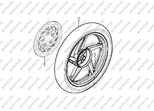 MONDIAL STRADA DIS LASTIK (10080-14) (TUBELESS)