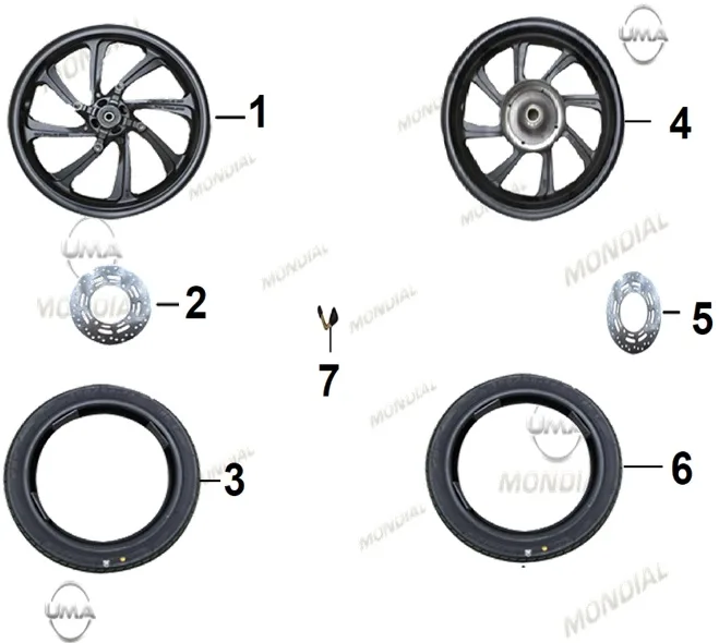 MONDIAL STRADA DIS LASTIK (12070-14) (TUBELESS)