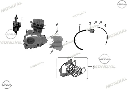 MONDIAL X-TREME MAX 150 KATALIZOR