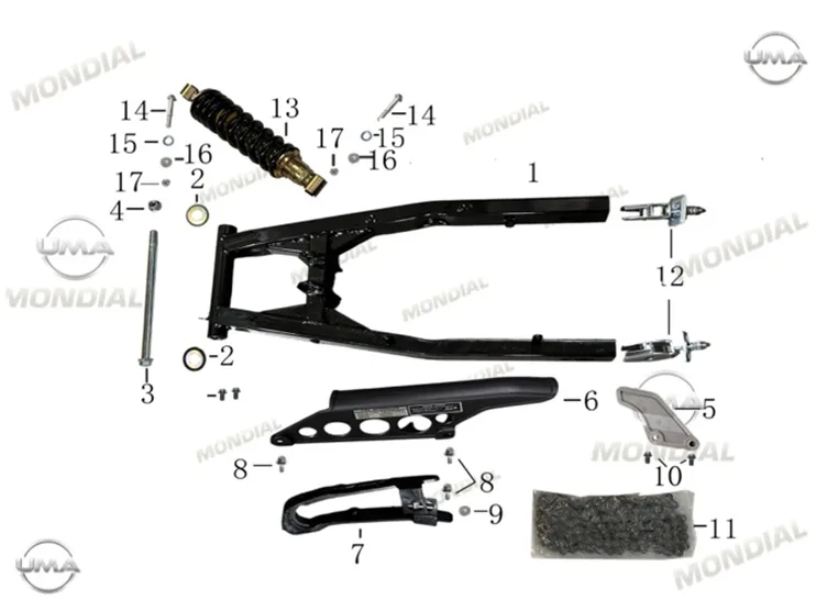 MONDIAL X-TREME MAX 150 ZINCIR UST MUHAFAZA
