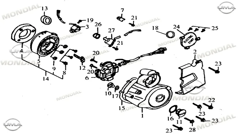 MONDIAL X-TREME MAXX 200 i ROTOR