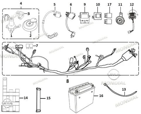 MONDIAL X-TREME MAXX 200 i E5 ECU (E5)