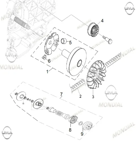MONDIAL RESSIVO 250 ON VOLAN TAKIMI