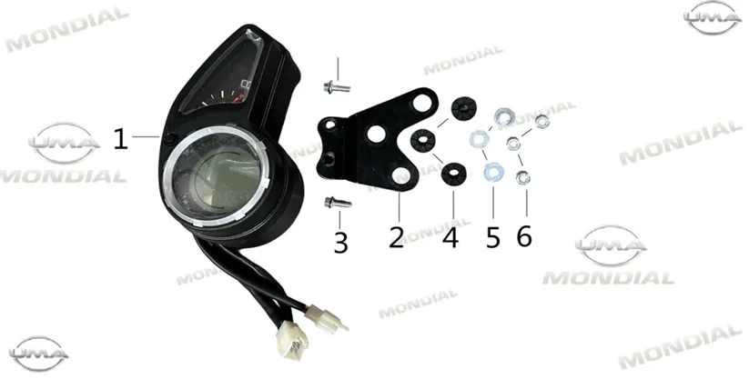 MONDIAL X-TREME MAXX 250 I (E5+) GOSTERGE PANELI BAGLANTI BRAKETI