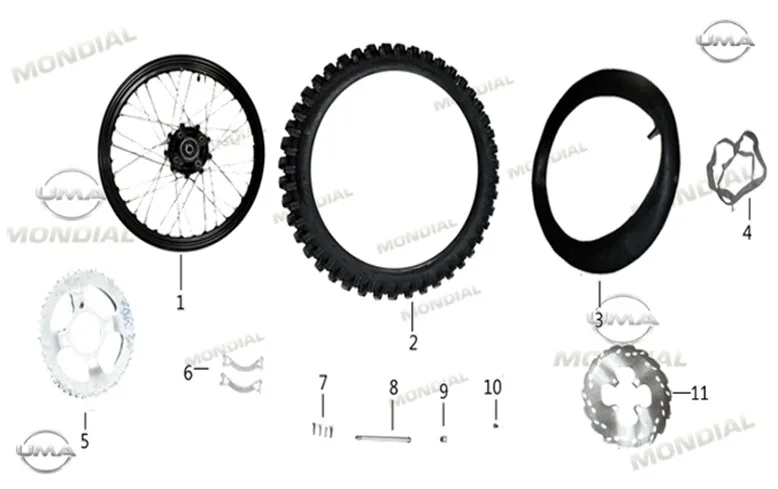 MONDIAL X-TREME MAXX 250 I (E5+) DIS LASTIK (3.75-19)