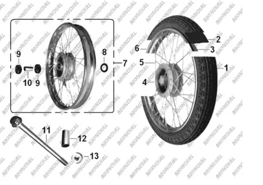 MONDIAL 100 KM BURC 13X18X41