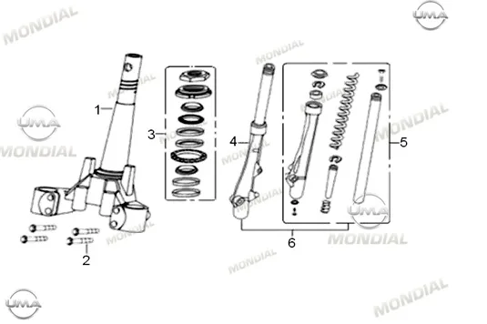MONDIAL 100 SFC EXCULISIVE ON AMORTISOR TAKIMI