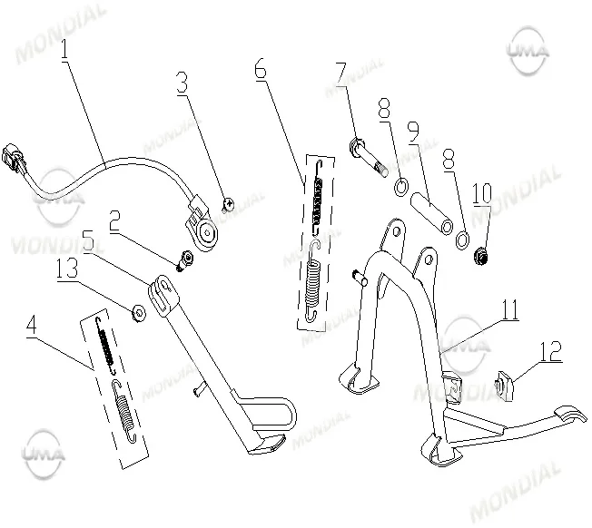 MONDIAL RESSIVO 250 ORTA SEHPA