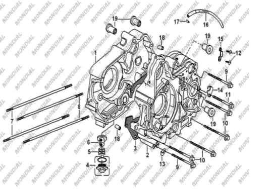MONDIAL 110 FT KRANK KUTUSU SAG