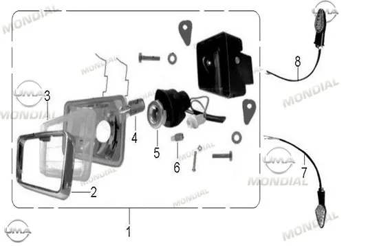 MONDIAL 110 FT AMPUL 3W