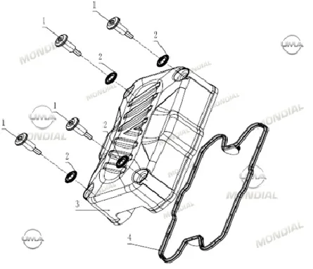 MONDIAL 400 RX3S EVO KULBUTOR KAPAGI