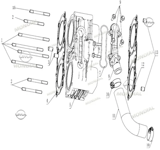 MONDIAL 400 RX3S EVO SILINDIR