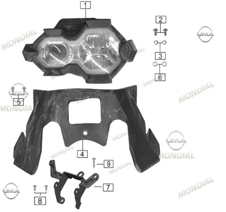 MONDIAL 400 RX3S EVO ON SIPERLIK BRAKETI