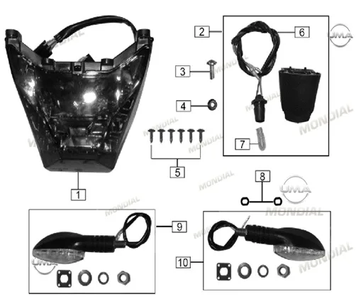 MONDIAL 400 RX3S EVO SAG SINYAL