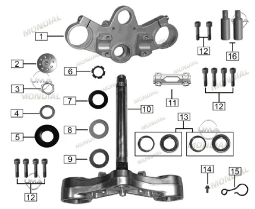 MONDIAL 400 RX3S EVO ON MASA DEKORATIF KAPAK