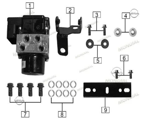 MONDIAL 400 RX3S EVO ABS KONTROL UNITESI