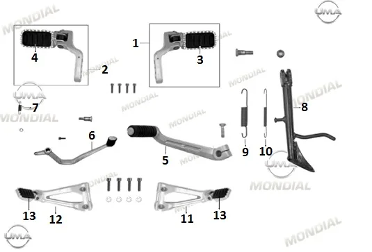 MONDIAL RX1 ON BASAMAK LASTIGI SAG