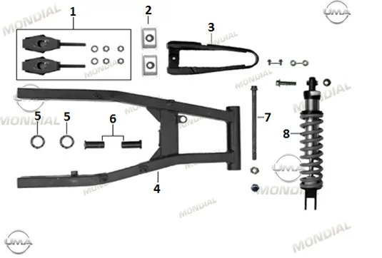 MONDIAL RX1 ZINCIR GERGI GRUBU