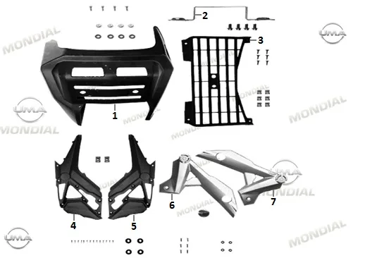 MONDIAL RX1 ISKELET ALT KORUMA
