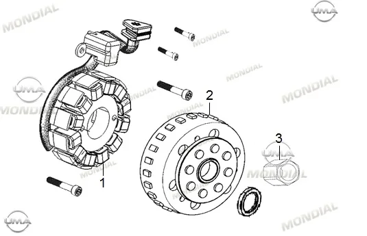 MONDIAL RX3I EVO 250 STATOR