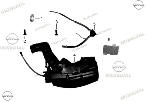 MONDIAL 100 LOYAL HAVA FİLTRESİ KOMPLE