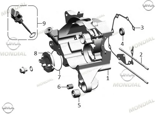 MONDIAL 100 RITMICA CIVATA M7X1X182 (SAPLAMA)