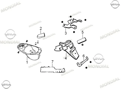 MONDIAL 100 RT _15 KARBURATOR KONTROL KAPAGI (PARLAK SIYAH)