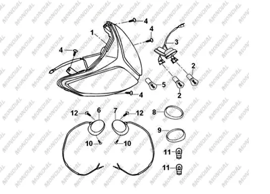 MONDIAL 100 URT CIVATA ST3.5X16 (DIN 7981)