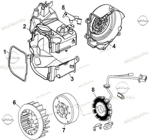 MONDIAL LAVINIA 125 KORUYUCU KAPAK CONTASI