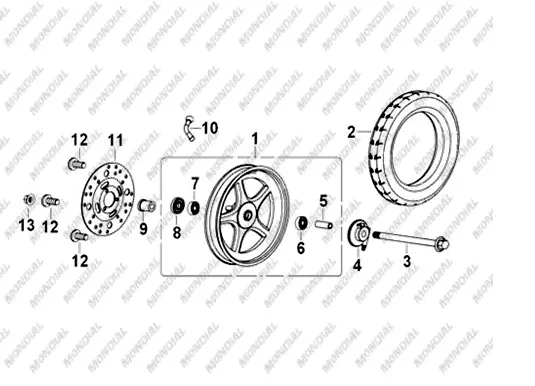 MONDIAL 125 KV BURC 14X18X46.5