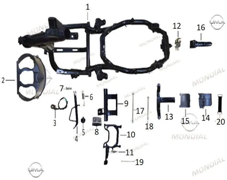 MONDIAL 125 LUNGO (E5+) SASI (125 LUNGO)