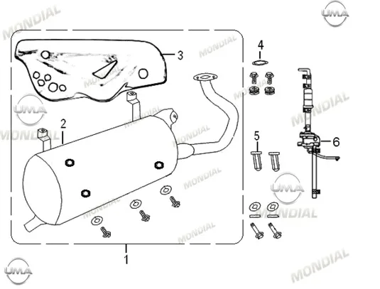 MONDIAL 125 ZNU EGZOZ