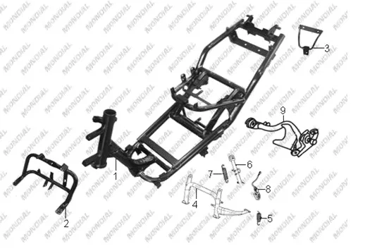 MONDIAL 150 ARGENT MOTOR DESTEK