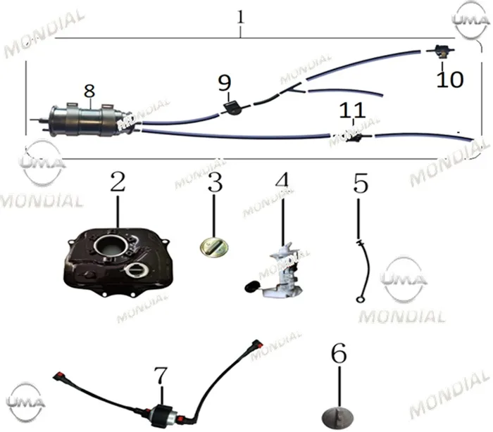 MONDIAL LAVINIA 125 BENZIN POMPASI