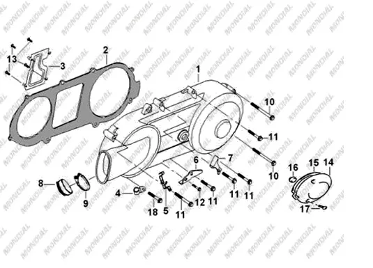 MONDIAL 150 ZAT SOL DEKORATIF KAPAK TAPASI