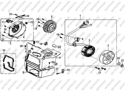 MONDIAL 150 ZAT KORUYUCU KAPAK CONTASI TAKIM