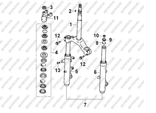 MONDIAL 150 ZAT SOMUN M20X1.5