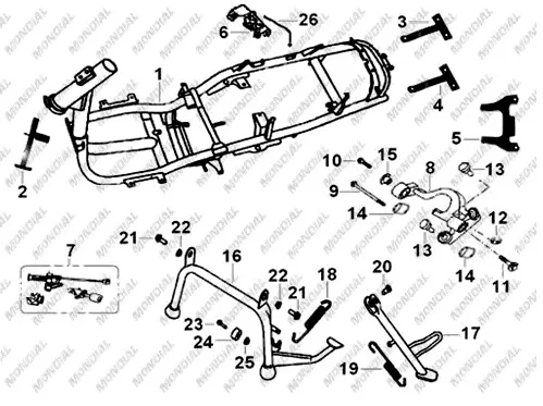 MONDIAL 150 ZC KILIT SETI