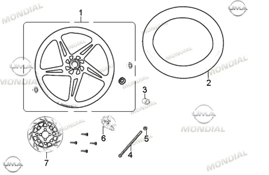 MONDIAL 150 ZC KILOMETRE DISLI MEKANIZMASI