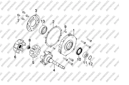 MONDIAL 250 JETMAX O-RING 23×2.3