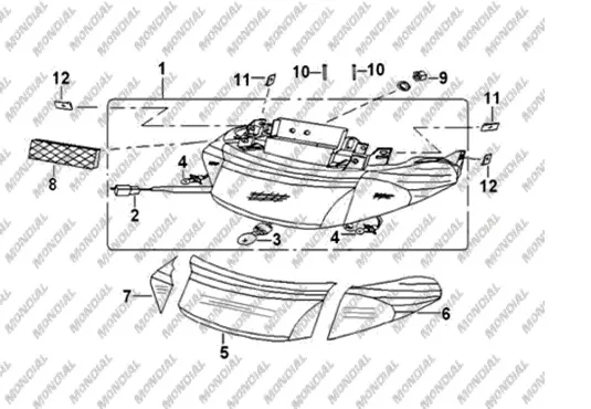 MONDIAL 50 HC ARKA STOP KOMPLE