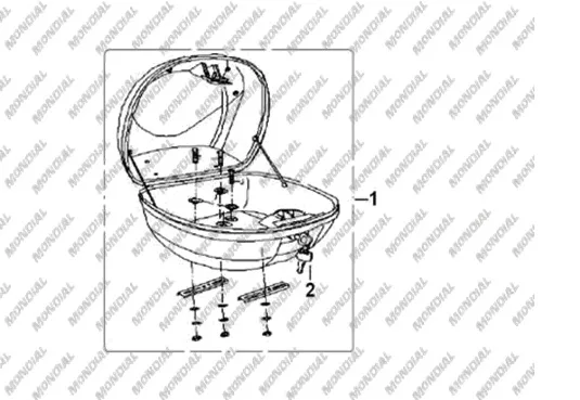 MONDIAL 50 HC ARKA CANTA (KIRMIZI)
