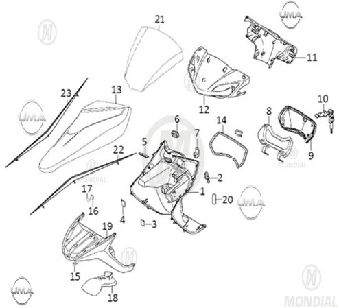 MONDIAL FURY 110 TORPIDO KILIDI