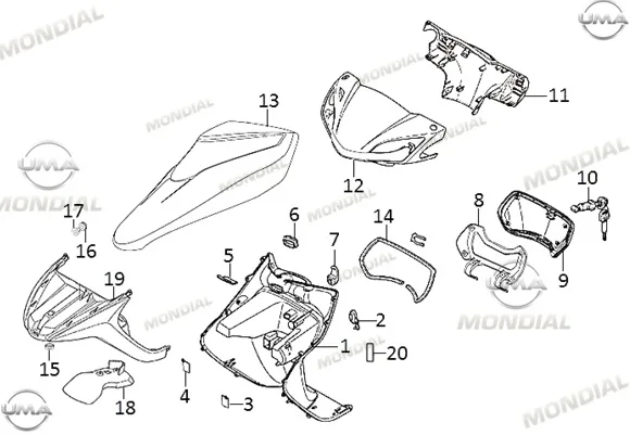 MONDIAL FURY 110 KILOMETRE TABLASI