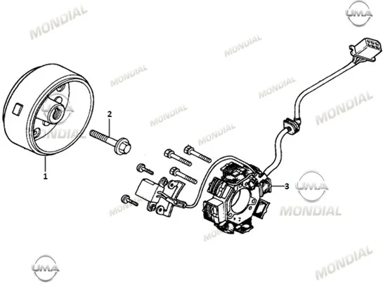 MONDIAL 110 UCG STATOR