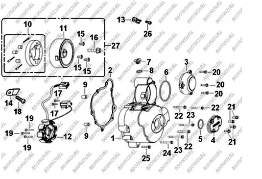 MONDIAL 125 KT_11 KABLO TUTUCU