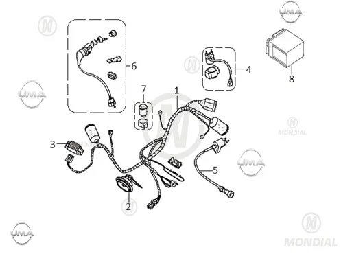 MONDIAL FURY 110 REGULATOR