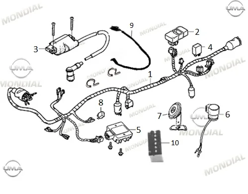 MONDIAL 125 MG SUPERBOY I ECU