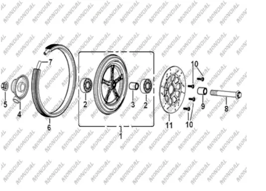 MONDIAL 125 MX GRUMBLE DIS LASTIK (2.75-18) (TUBE)
